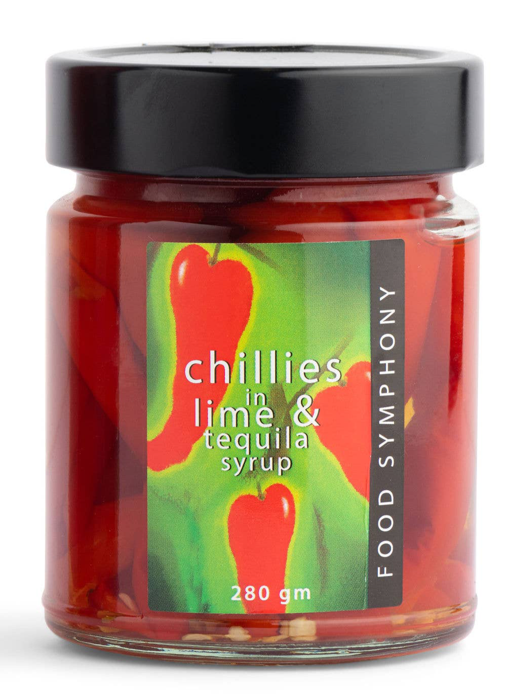Chillies in Lime & Tequila Syrup: 280ml