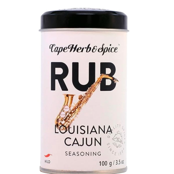 Cape Herb & Spice - Rub - Louisiana Cajun Seasoning - 100g Tin