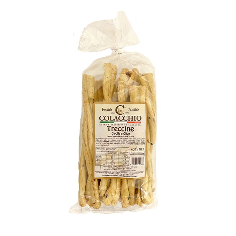 Colacchio Treccine Onion & Olives 400g