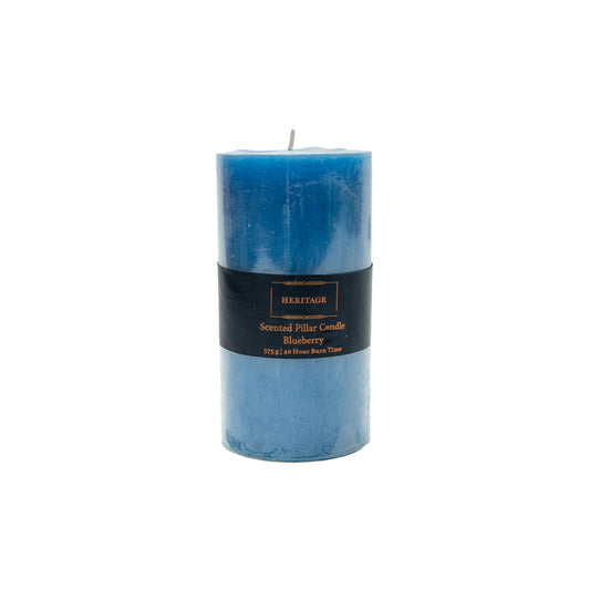 Heritage Pillar Candle - Blueberry