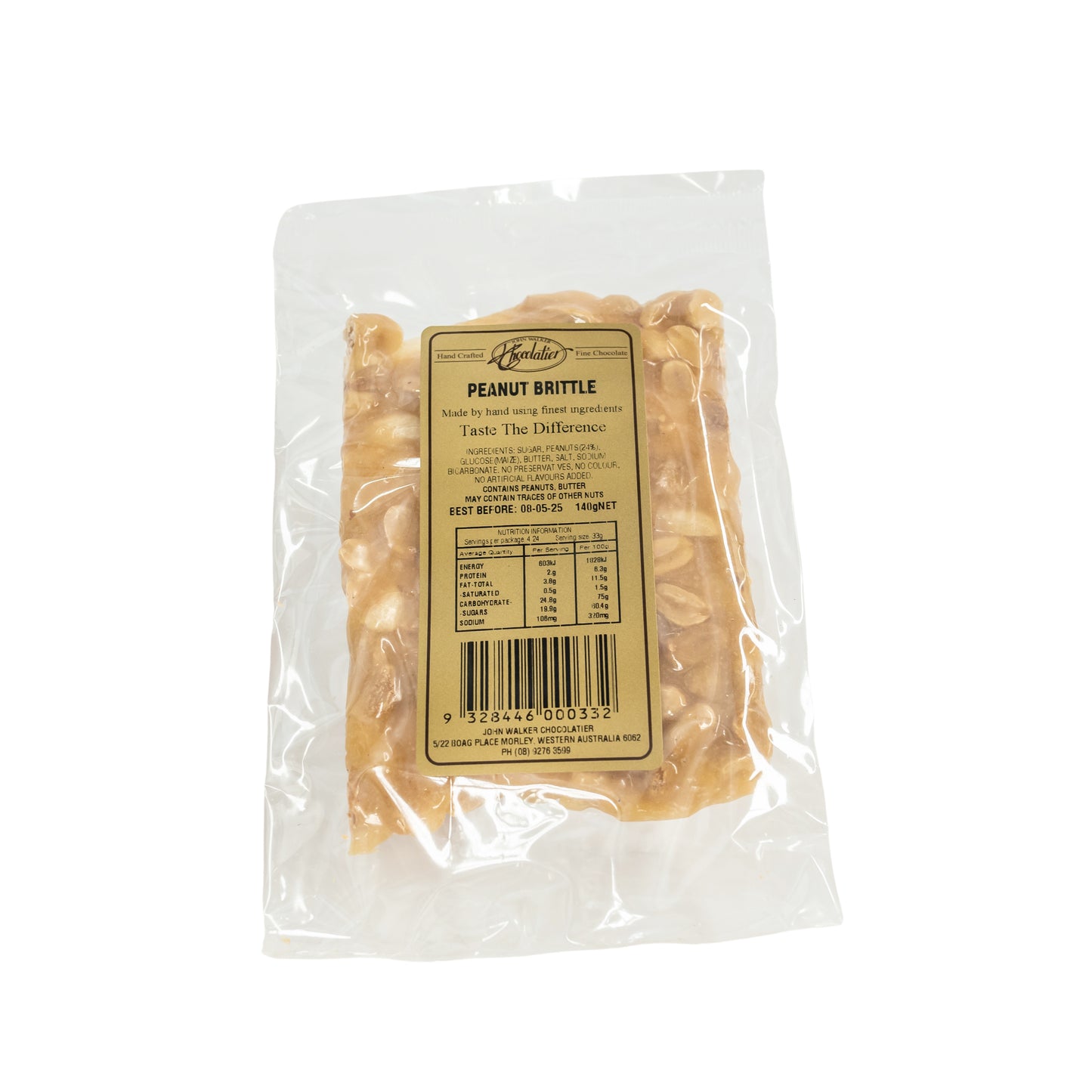 Johnny Walker Chocolatier - Peanut Brittle 140g