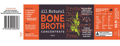 Bone Broth Concentrate NATURAL 275g - Pasture Raised