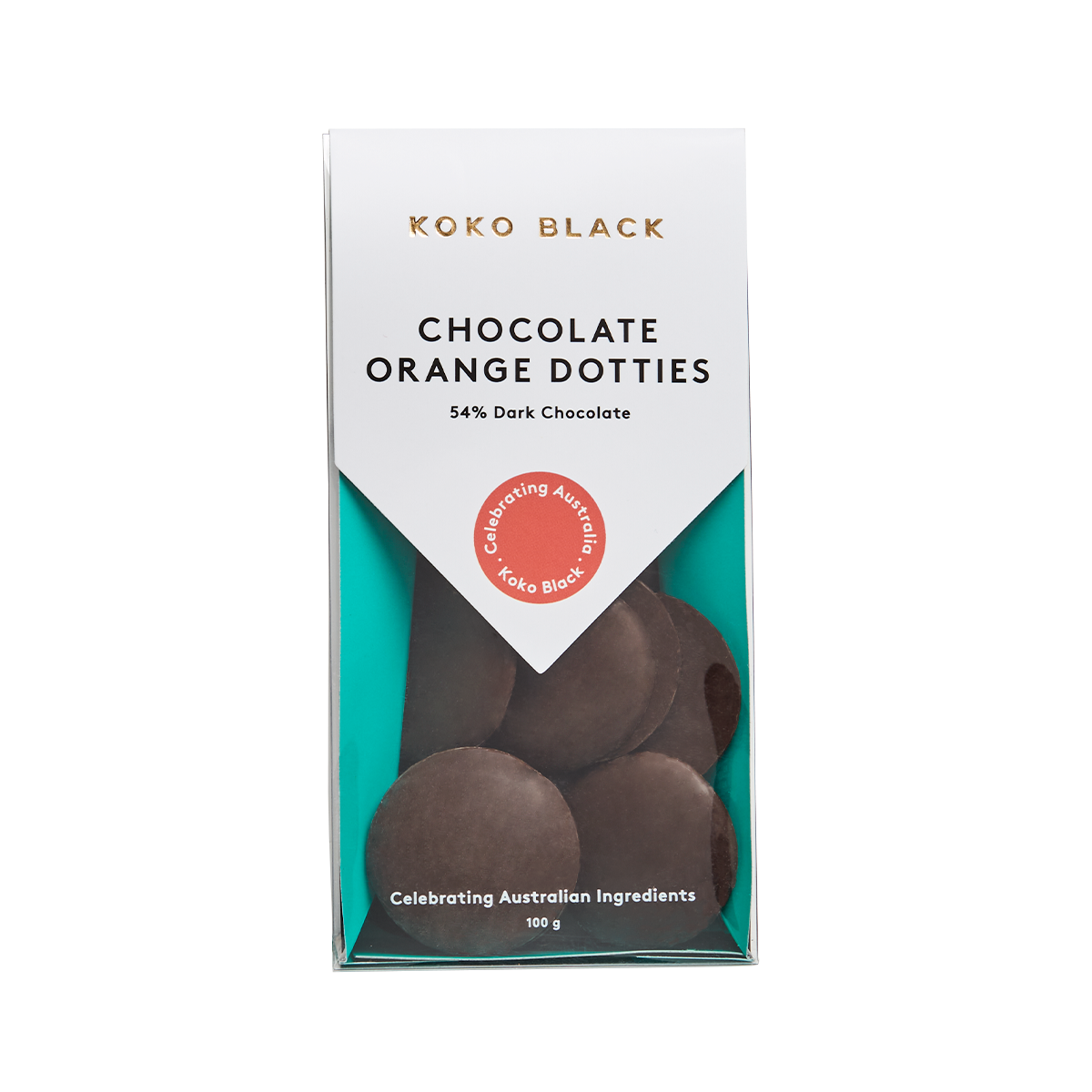 Koko Black - Chocolate Orange Dotties (dark) 100g