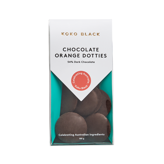 Koko Black - Chocolate Orange Dotties (dark) 100g