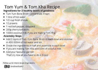 Bone Broth Concentrate Tum Yum Thai 275g - Pasture Raised