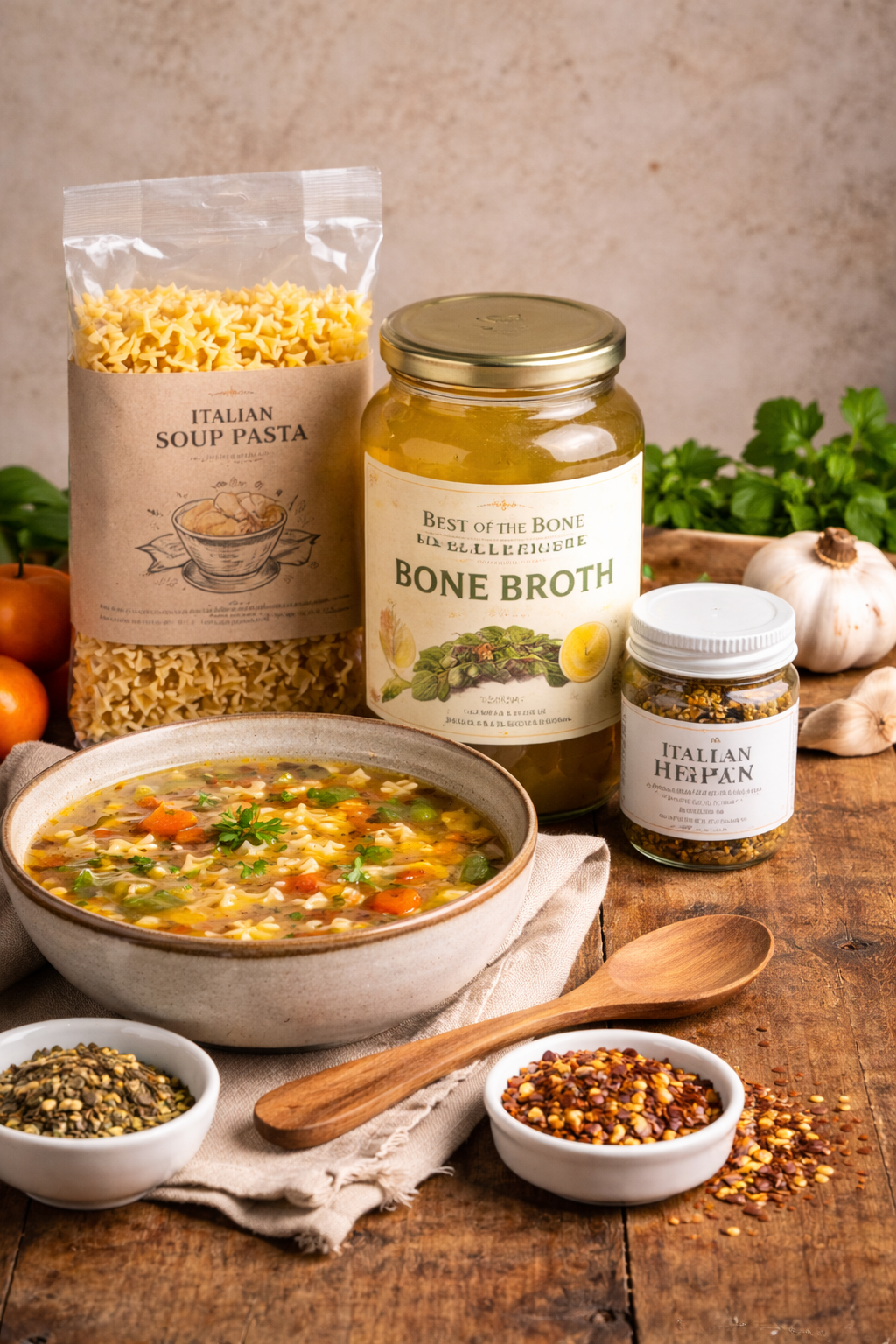 Gluten Free - Italian Comfort Soup Kit (Bone Broth)