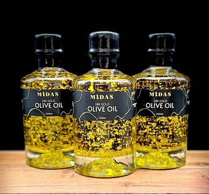 Midas Luxury Gifts - Midas 24 Karat Gold Australian Olive Oil