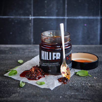 Killer Condiments Supercharged Crispy Chilli Oil 215g