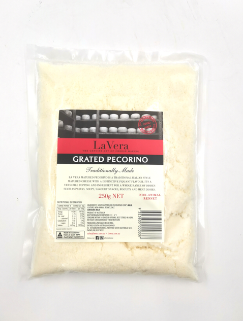 La Vera Cheese Grated Pecorino 250gr