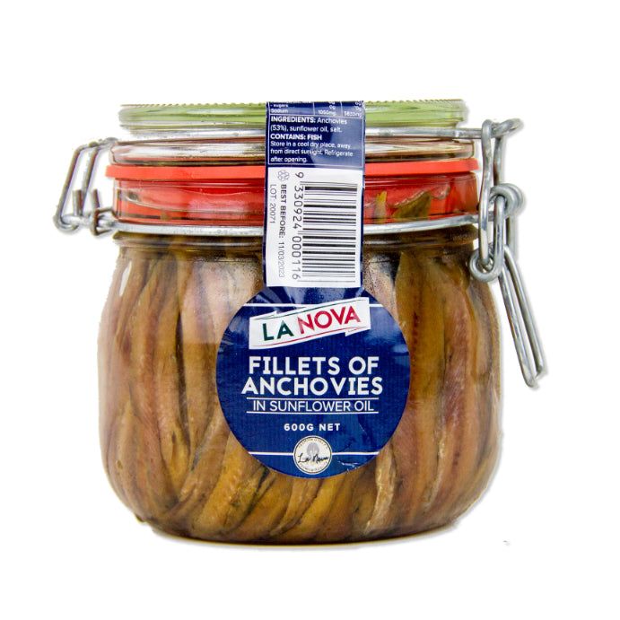 La Nova Fillets of Anchovies 600g