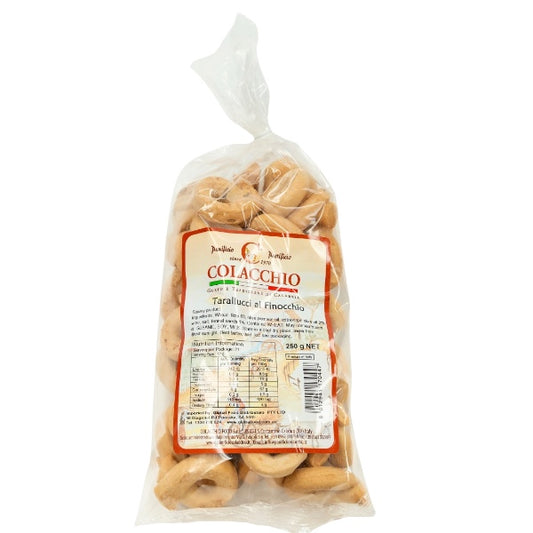 Colacchio - Tarallini with Finocchio (Fennel) 250g