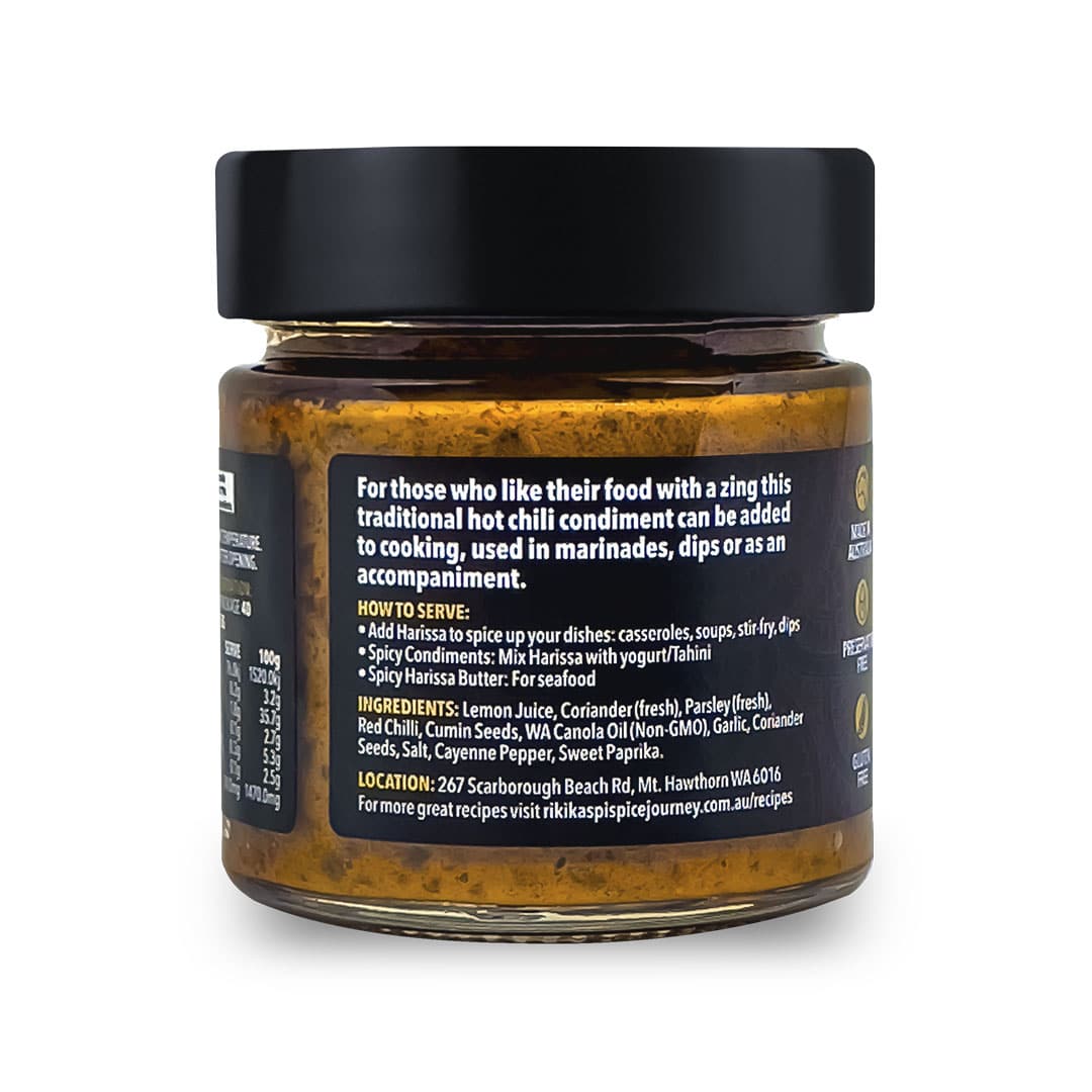 Moroccan Harissa Fresh Chilli Paste 210g