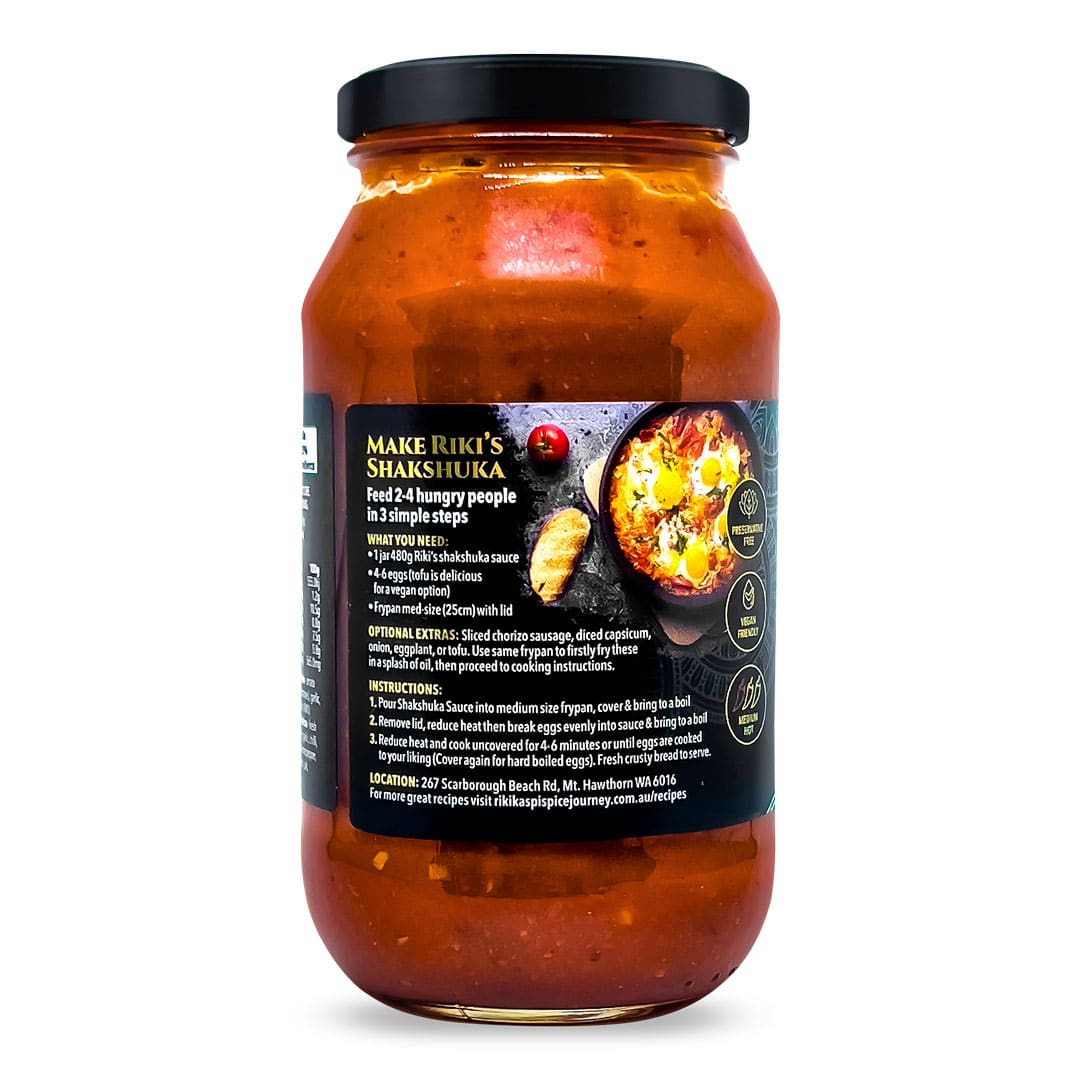 Shakshuka Moroccan Sauce With Spicy Harissa 500g