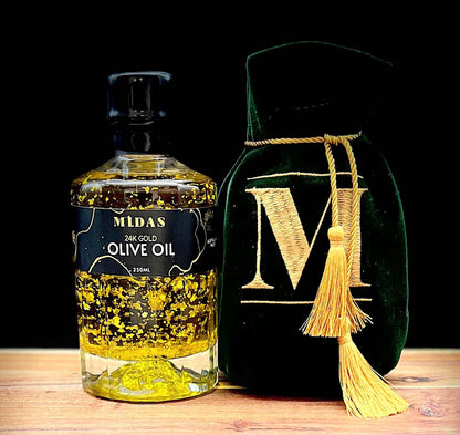 Midas Luxury Gifts - Midas 24 Karat Gold Australian Olive Oil