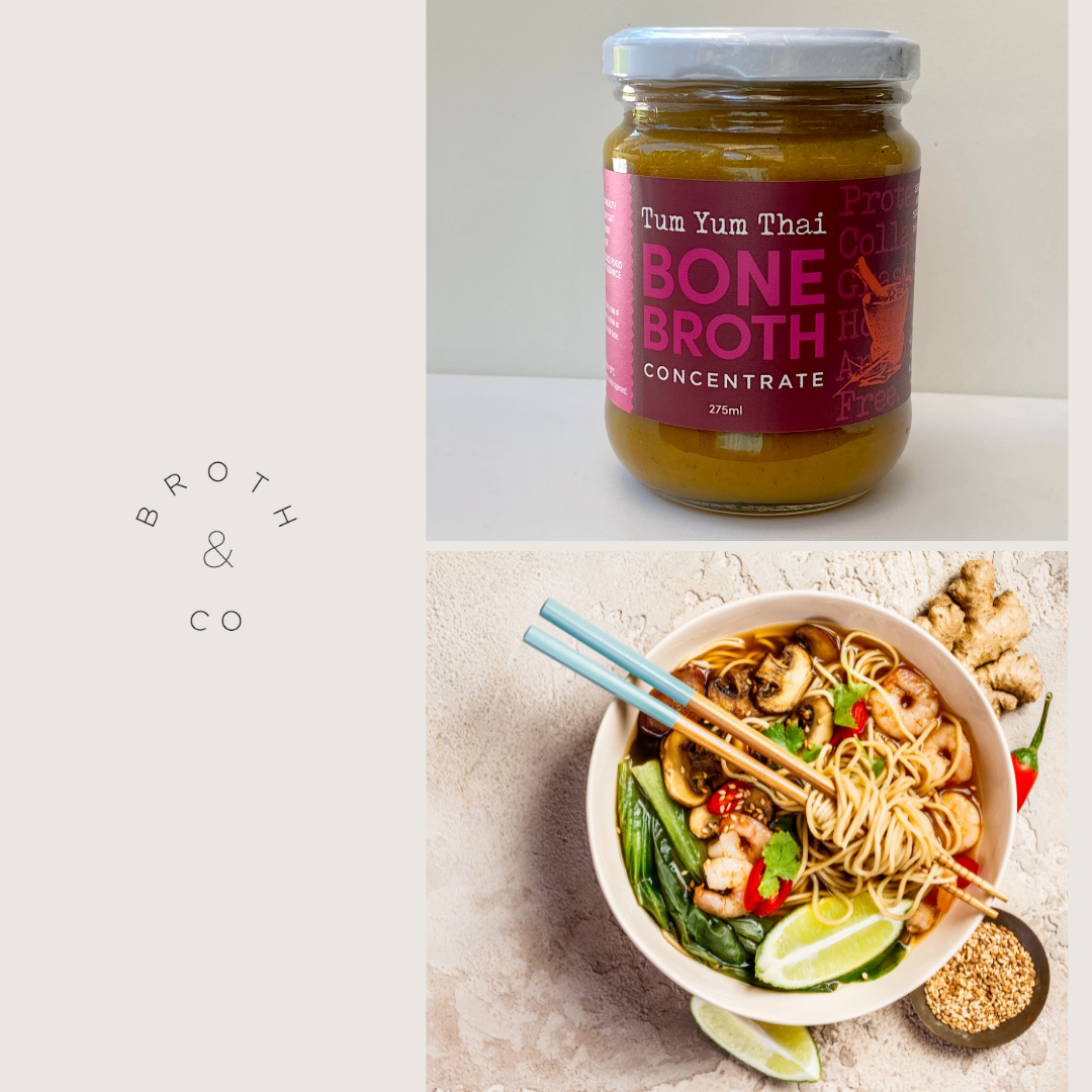 Bone Broth Concentrate Tum Yum Thai 275g - Pasture Raised