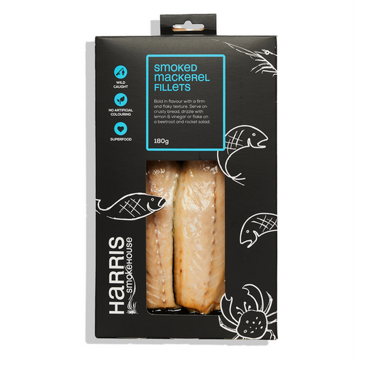 HS - Smoked Mackerel Fillets (Black Pepper) 180g